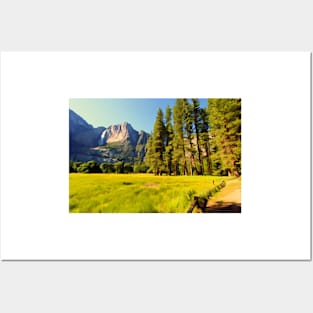 A scenic view of Yosemite National Park Posters and Art